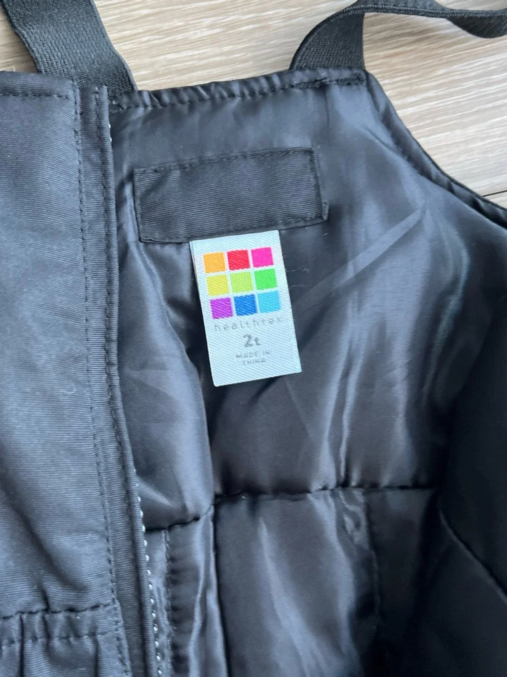 Health Tex black snow pants with adjustable straps Size 2T #snow #outdoor
